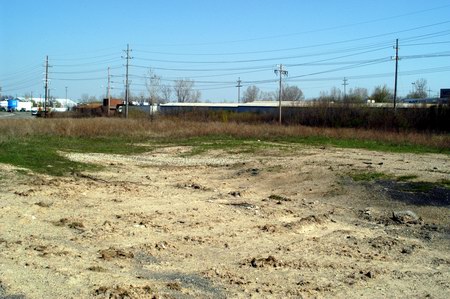 Woodland Drive-In Theatre - Ramps - Photo From Water Winter Wonderland (newer photo)